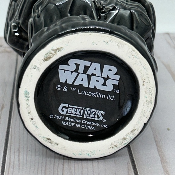 Star Wars The Mandalorian 2021 Geeki Tikis Dark Trooper Series 2 Cup - Picture 6 of 6